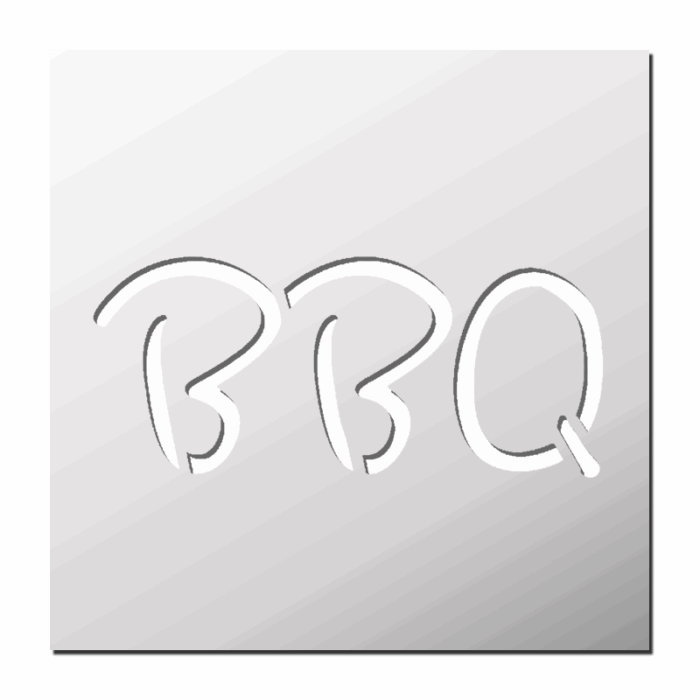 Pochoir BBQ