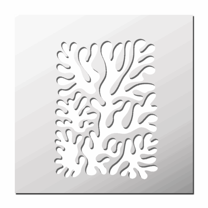 Pochoir Corail