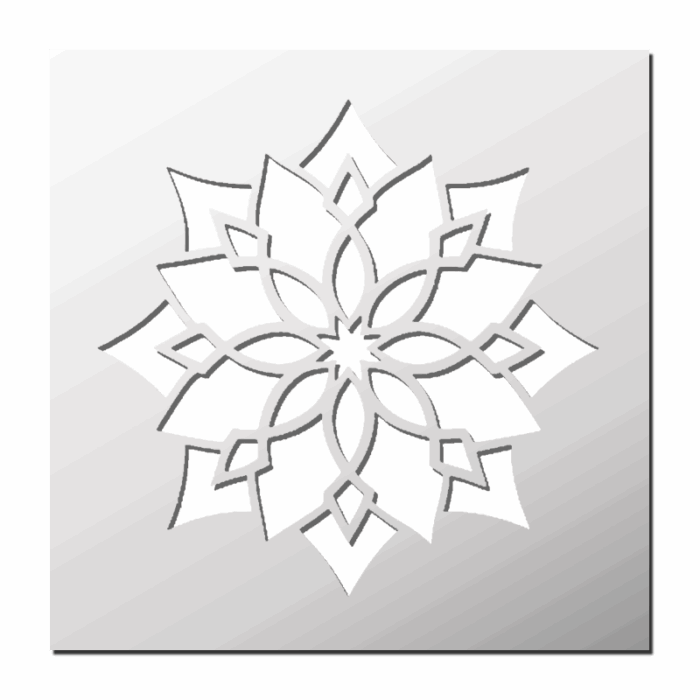 Pochoir Fleur