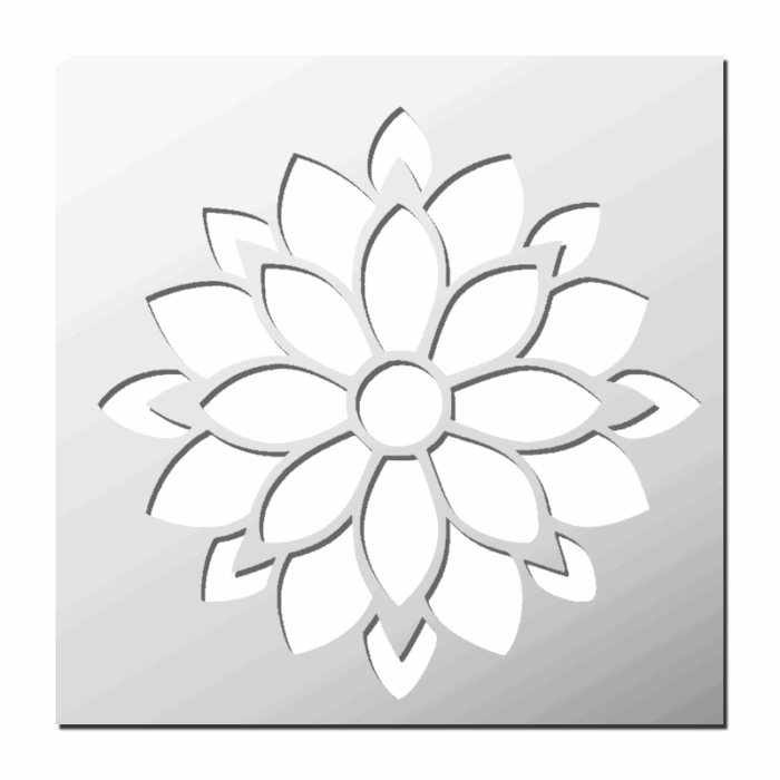 Pochoir Fleur