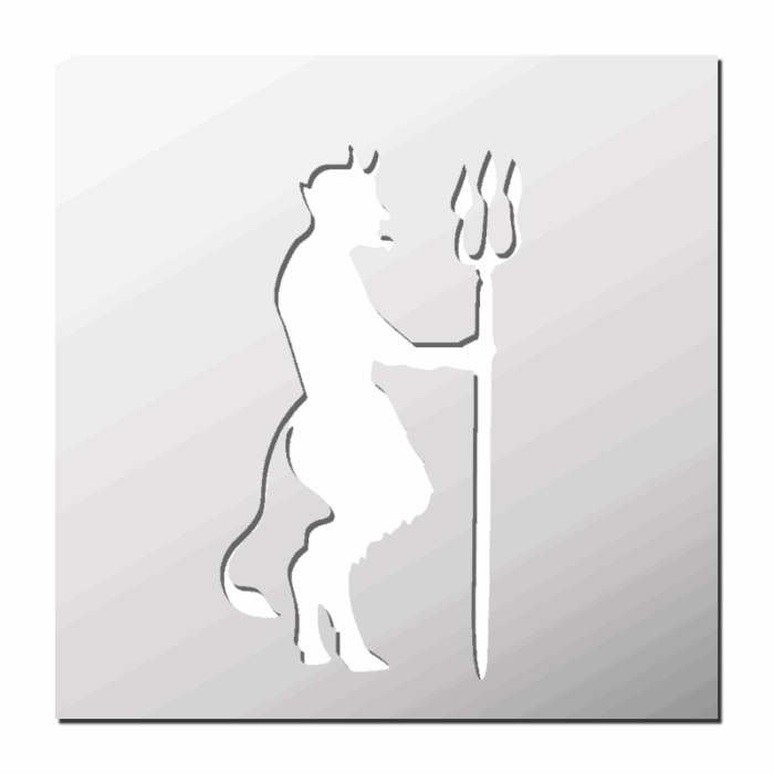 Pochoir Diable