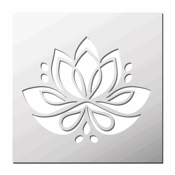 Pochoir Fleur de Lotus