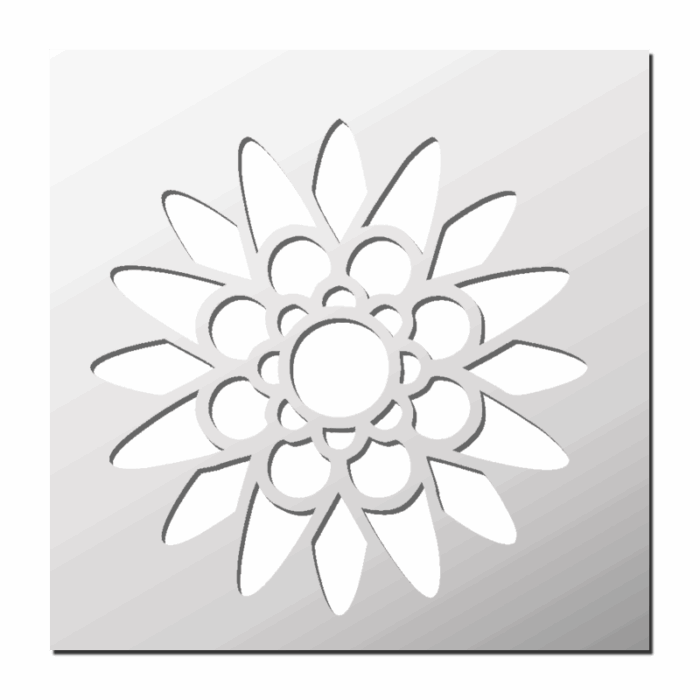 Pochoir Fleur