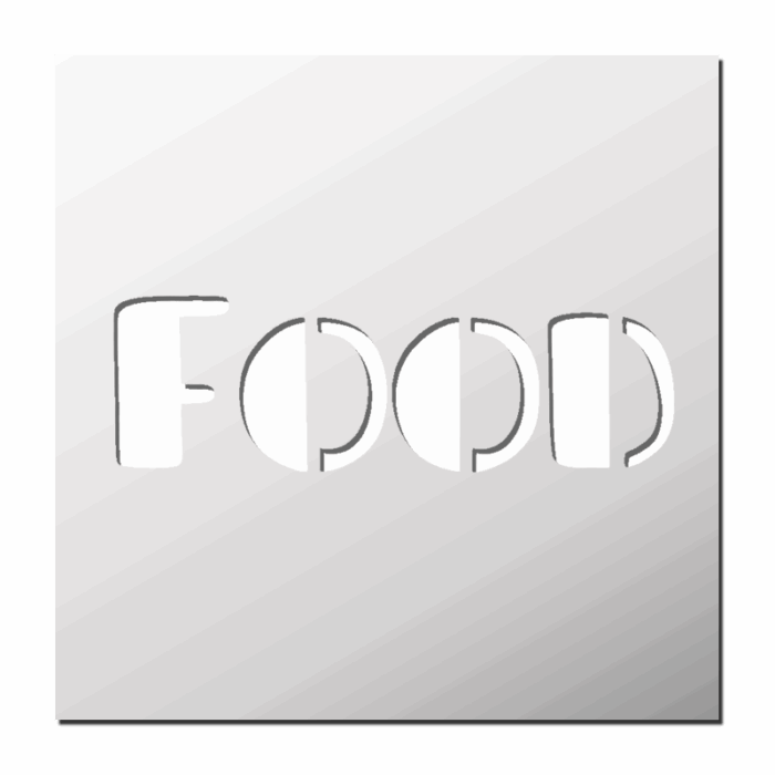 Pochoir FOOD