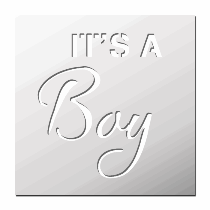 Pochoir It's a Boy
