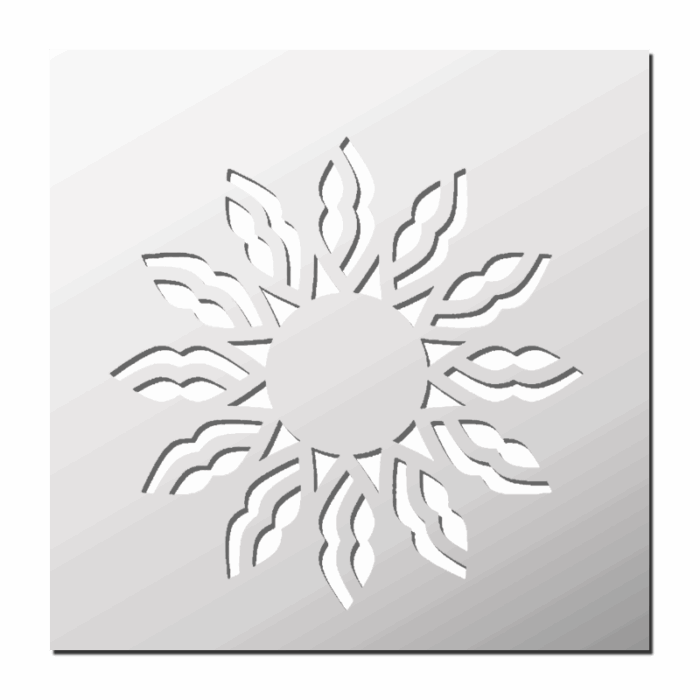 Pochoir Fleur