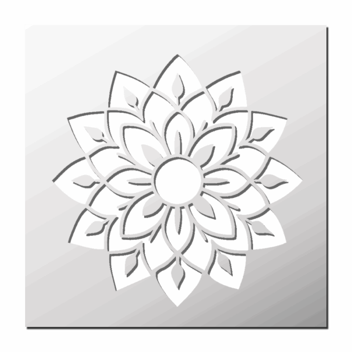 Pochoir Mandala Fleur