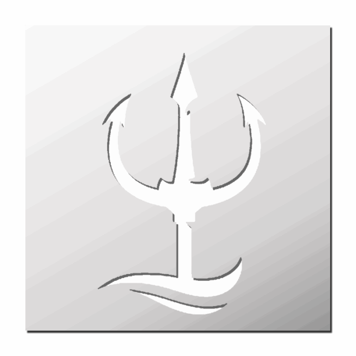 Pochoir Trident