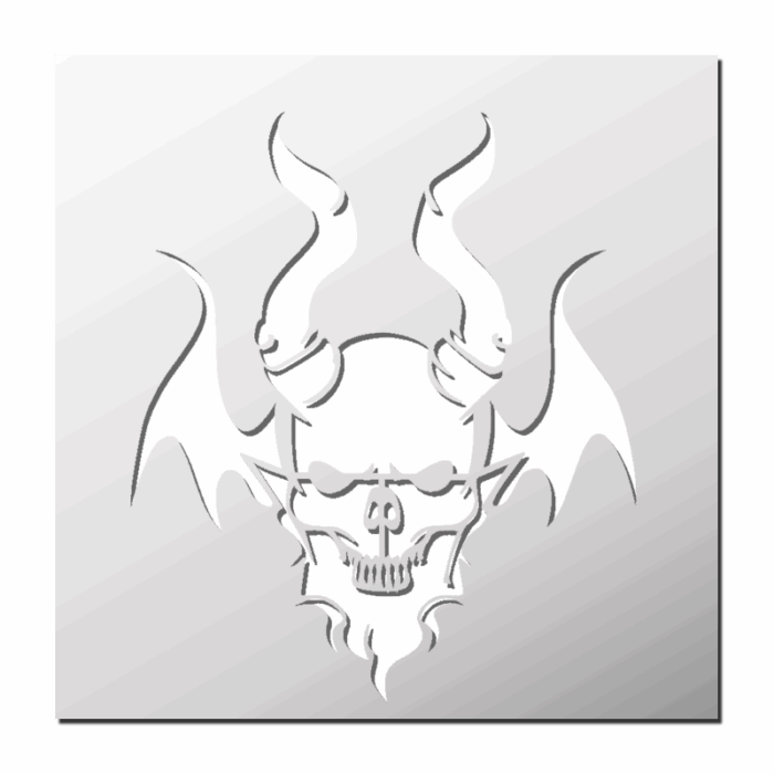 Pochoir Satan