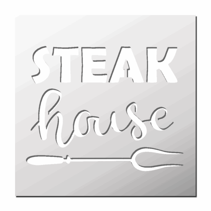 Pochoir STEAK House
