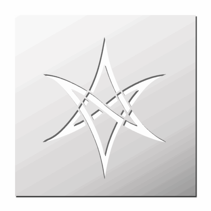 Pochoir Symbole Satanique