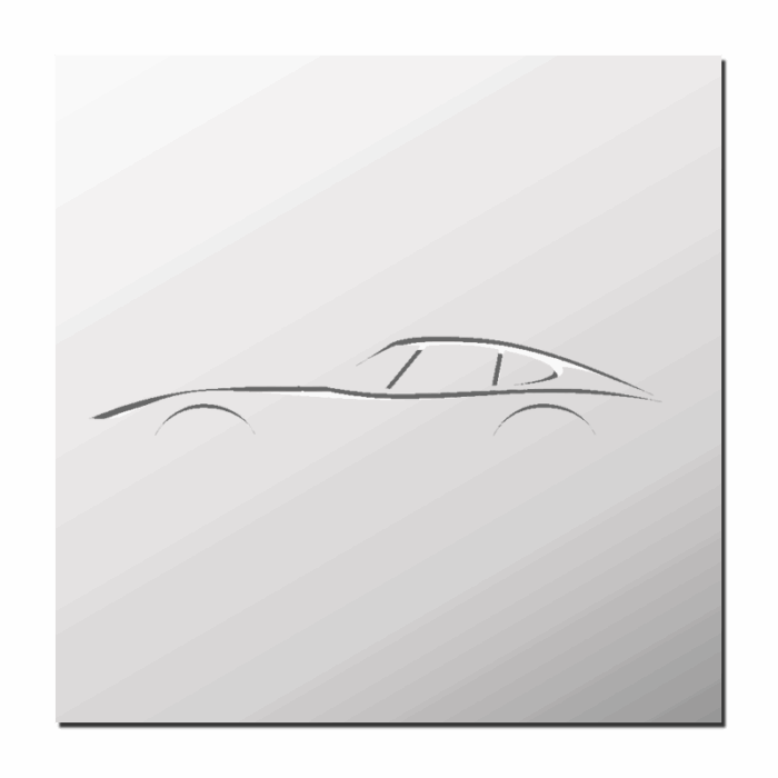 Pochoir Voiture de Sport