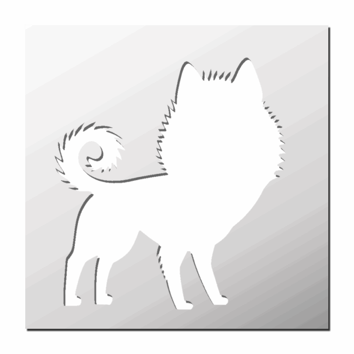 Pochoir Chien Husky