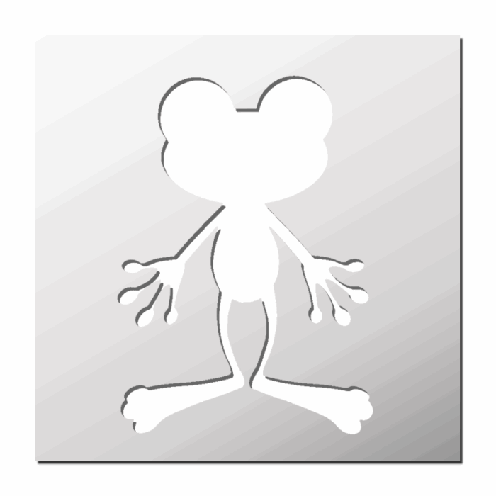 Pochoir Grenouille