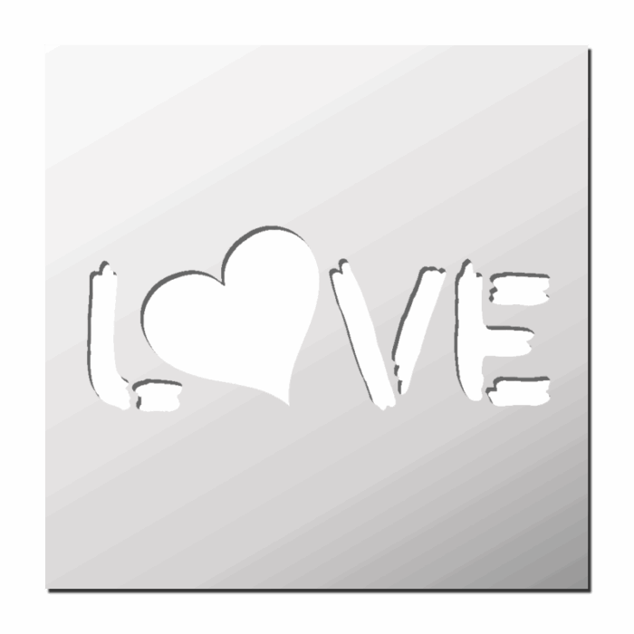 Pochoir LOVE