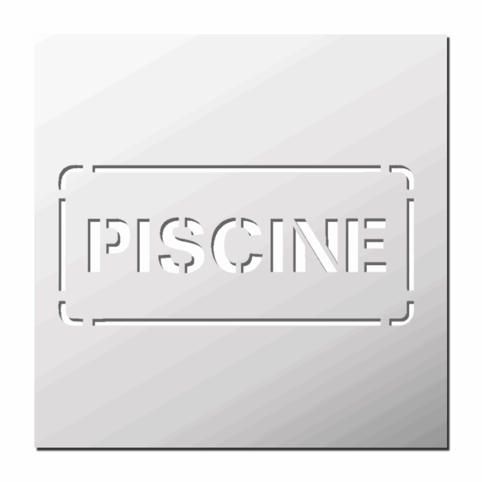 Pochoir Piscine