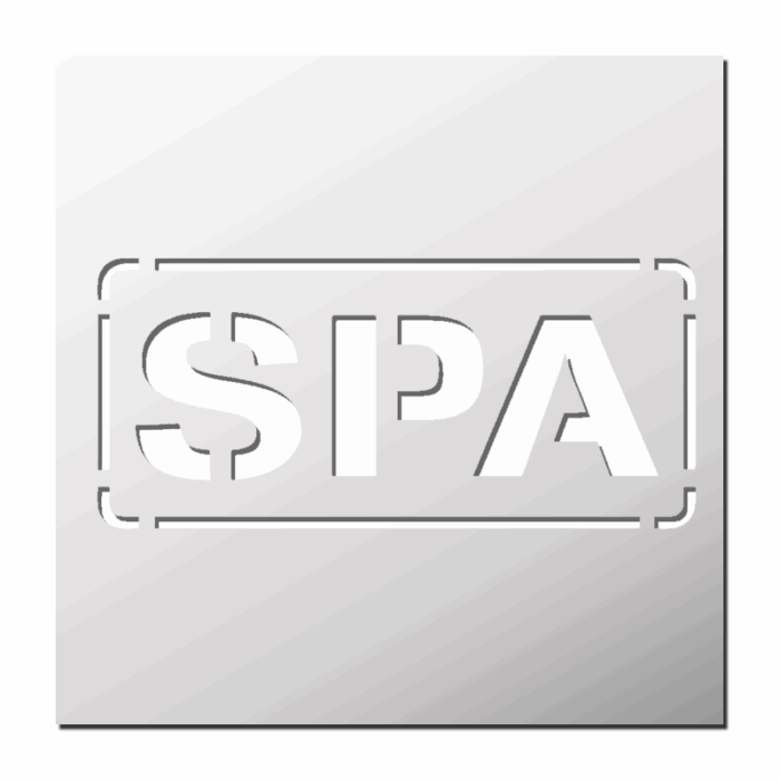 Pochoir SPA