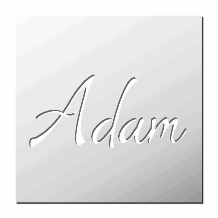 Pochoir Prénom Adam