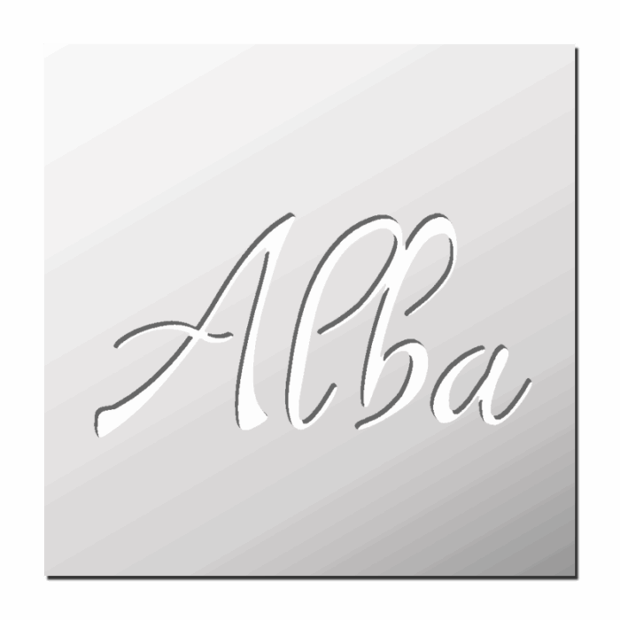 Pochoir Prénom Alba