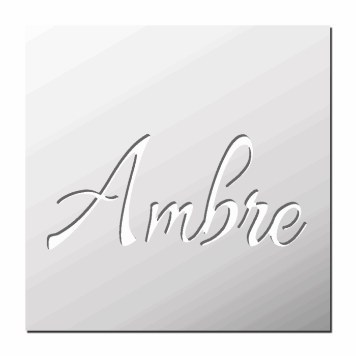 Pochoir Prénom Ambre