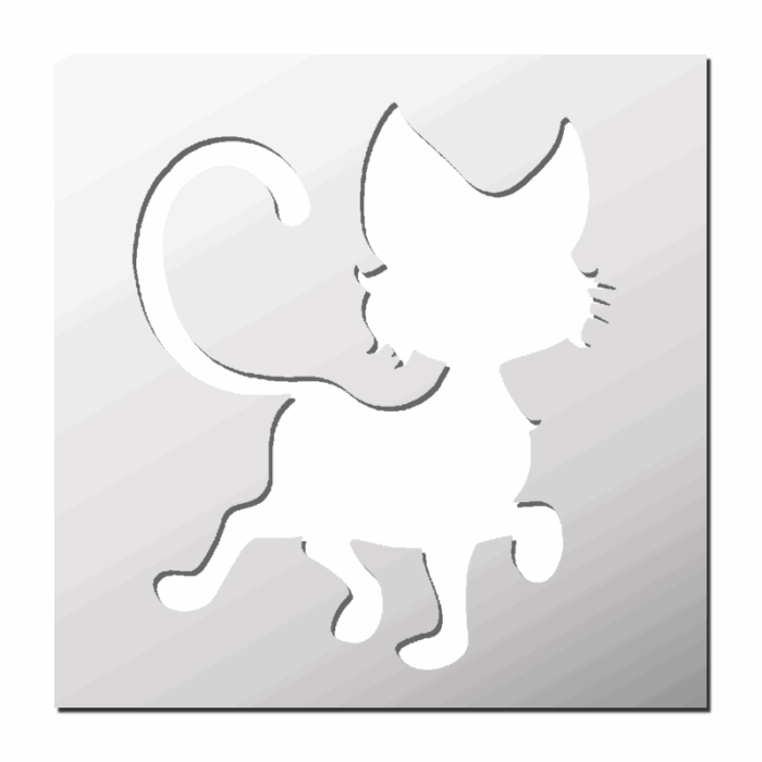Pochoir Chat