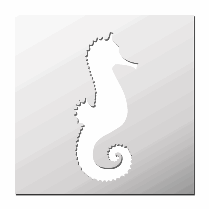Pochoir Hippocampe