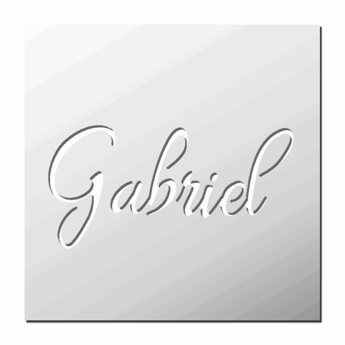 Pochoir Prénom Gabriel