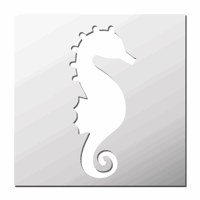 Pochoir Hippocampe