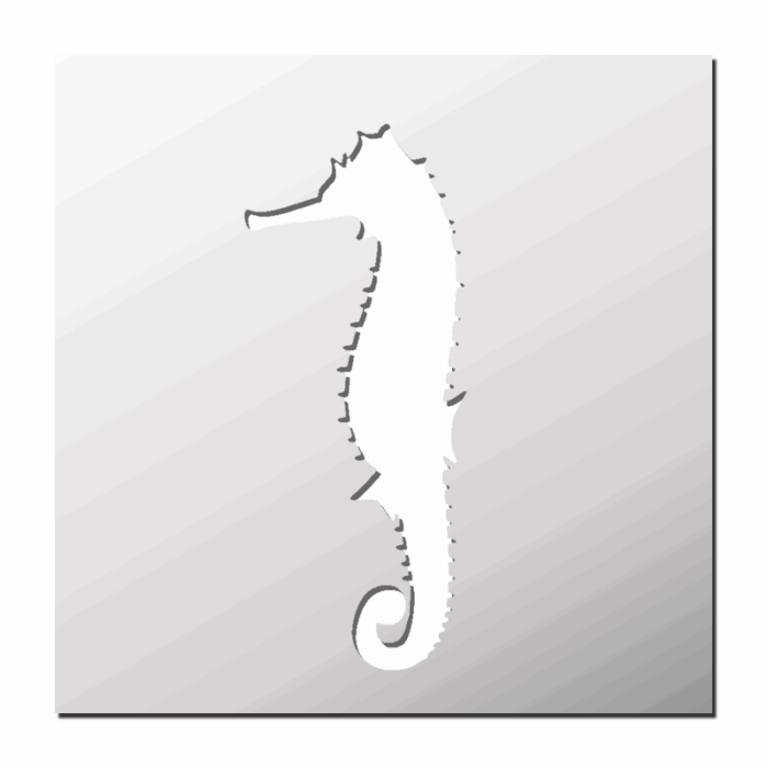 Pochoir Hippocampe