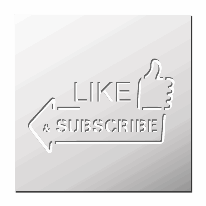 Pochoir Like & Subscribe