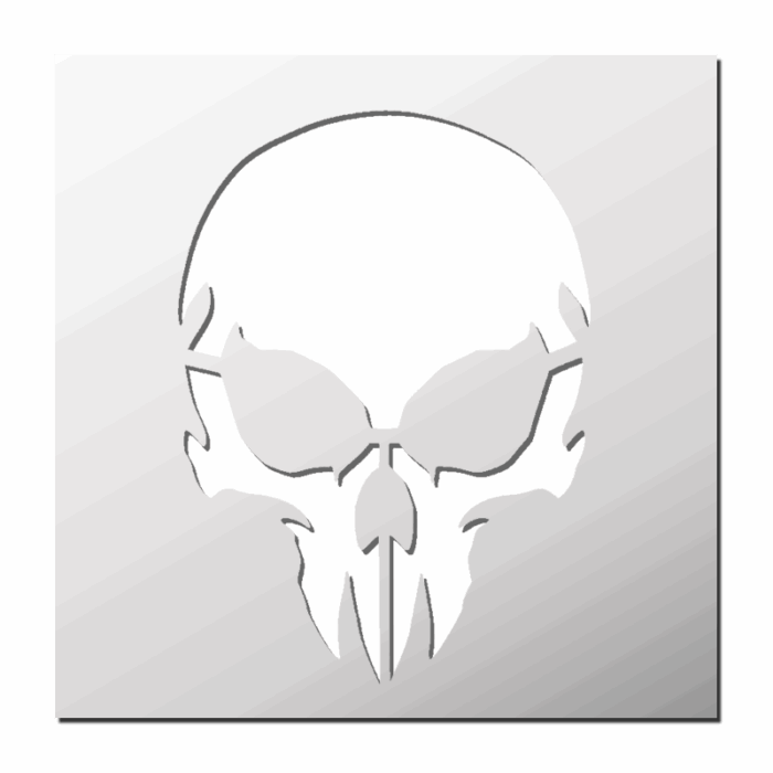 Pochoir Tête de Mort