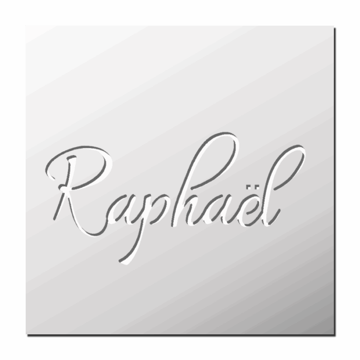 Pochoir Prénom Raphaël