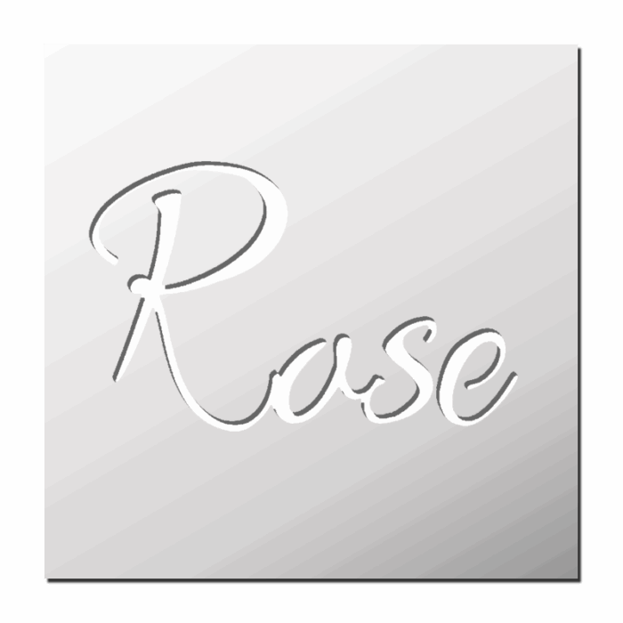 Pochoir Prénom Rose