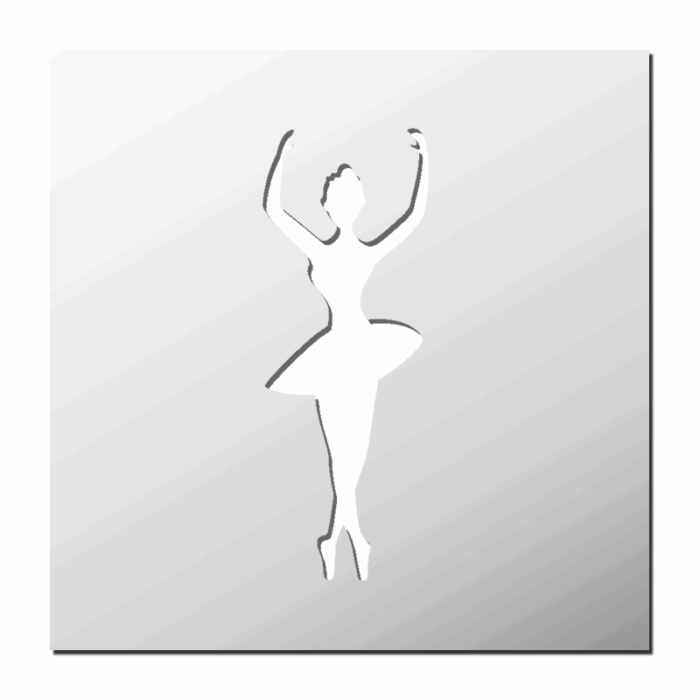 Pochoir Danseuse Ballet