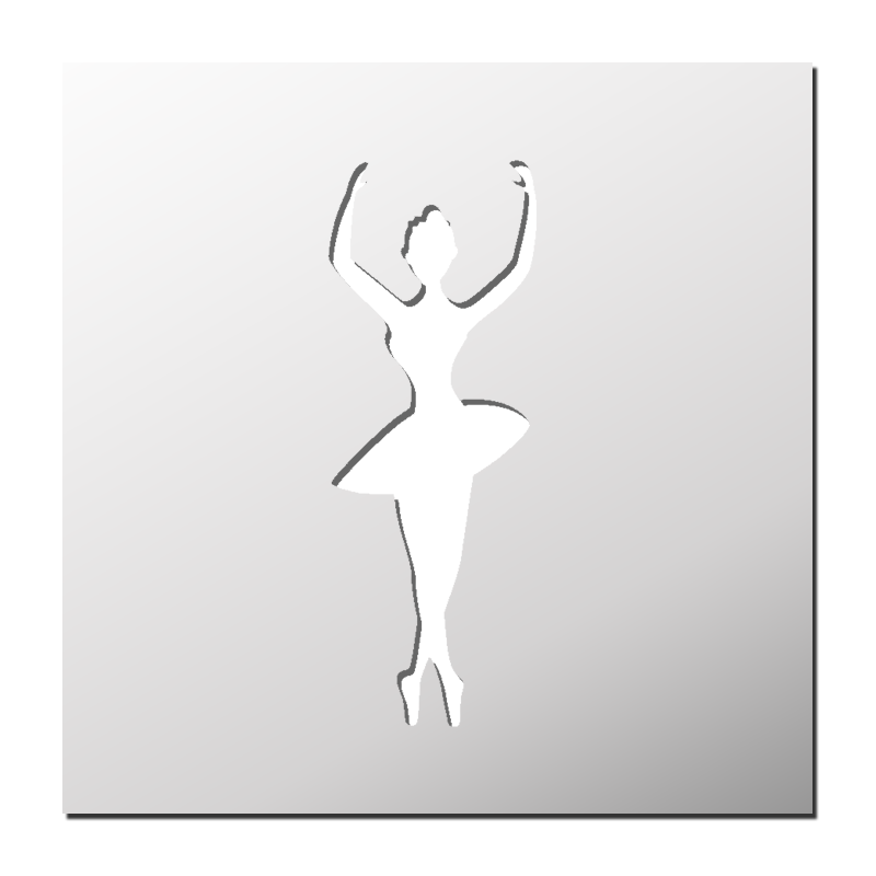 Pochoir Danseuse Ballet