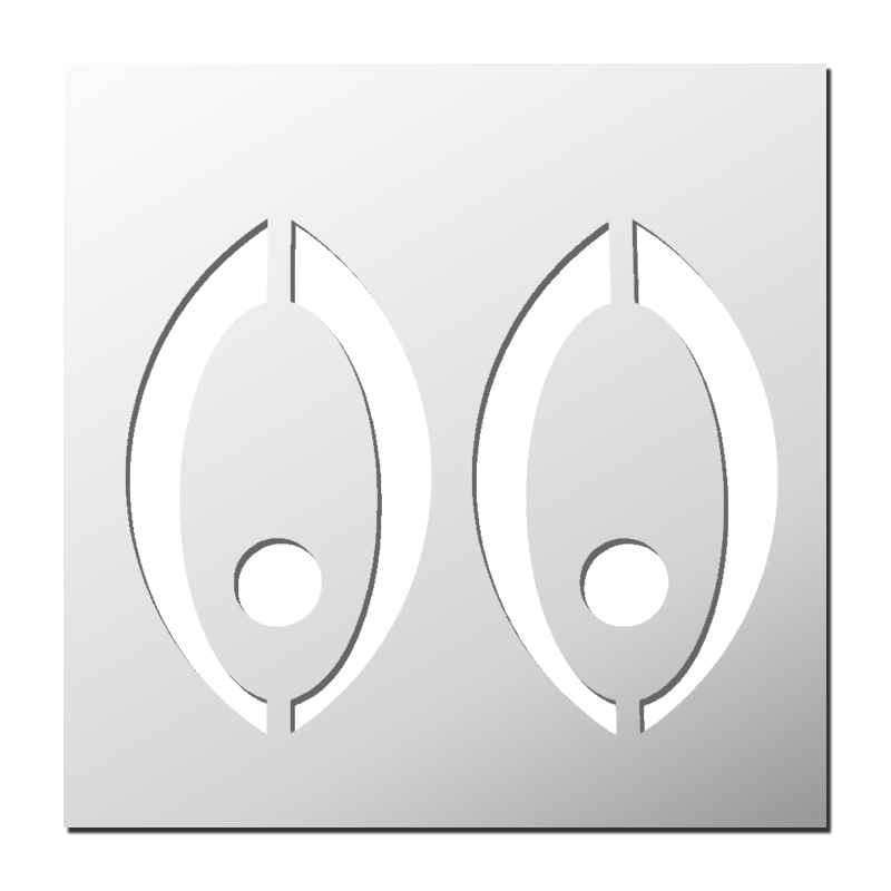 Pochoir Yeux