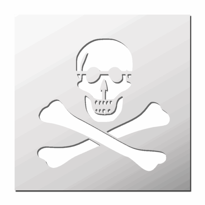 Pochoir Tête de Mort