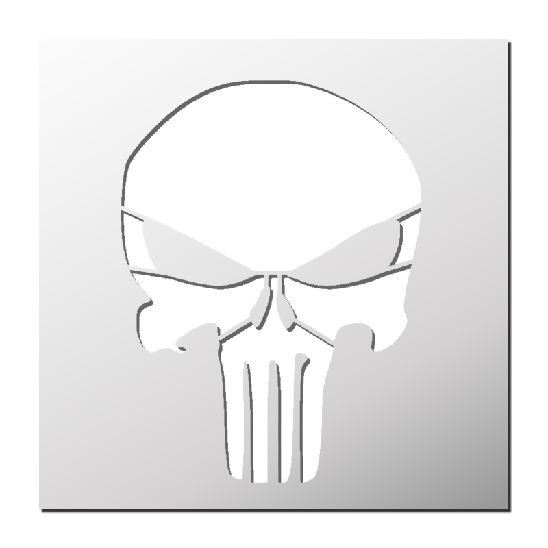 Pochoir Tête de mort
