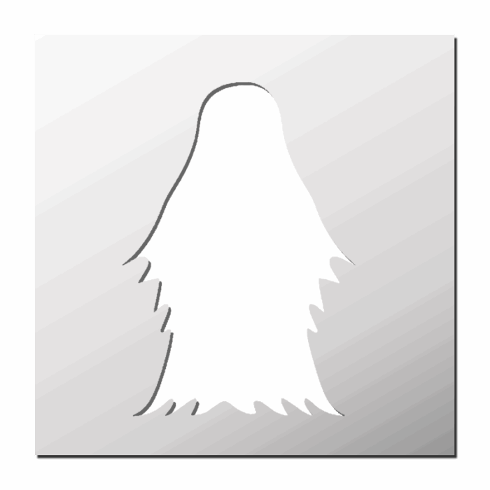 Pochoir Fantôme
