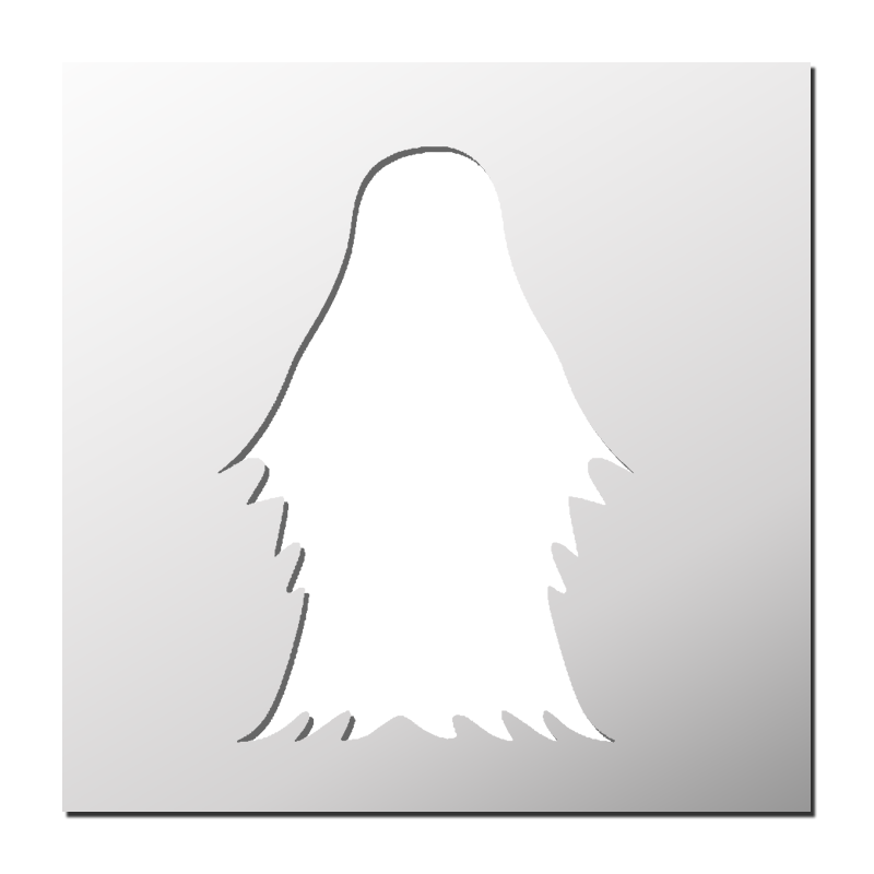 Pochoir Fantôme