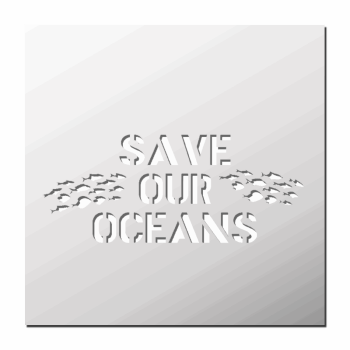 Pochoir Save Our Oceans
