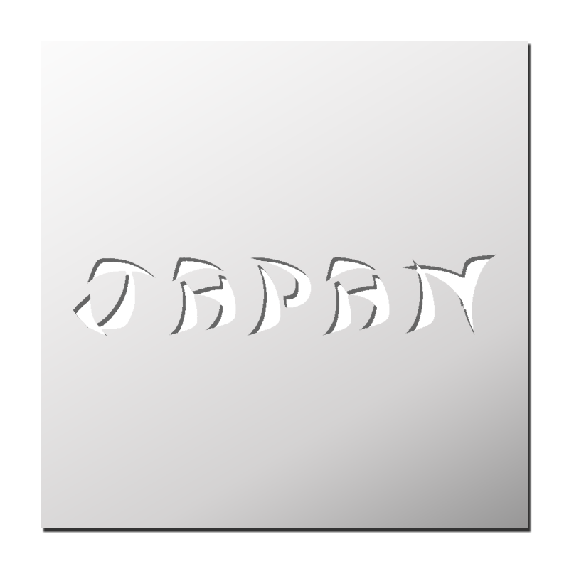 Pochoir JAPAN