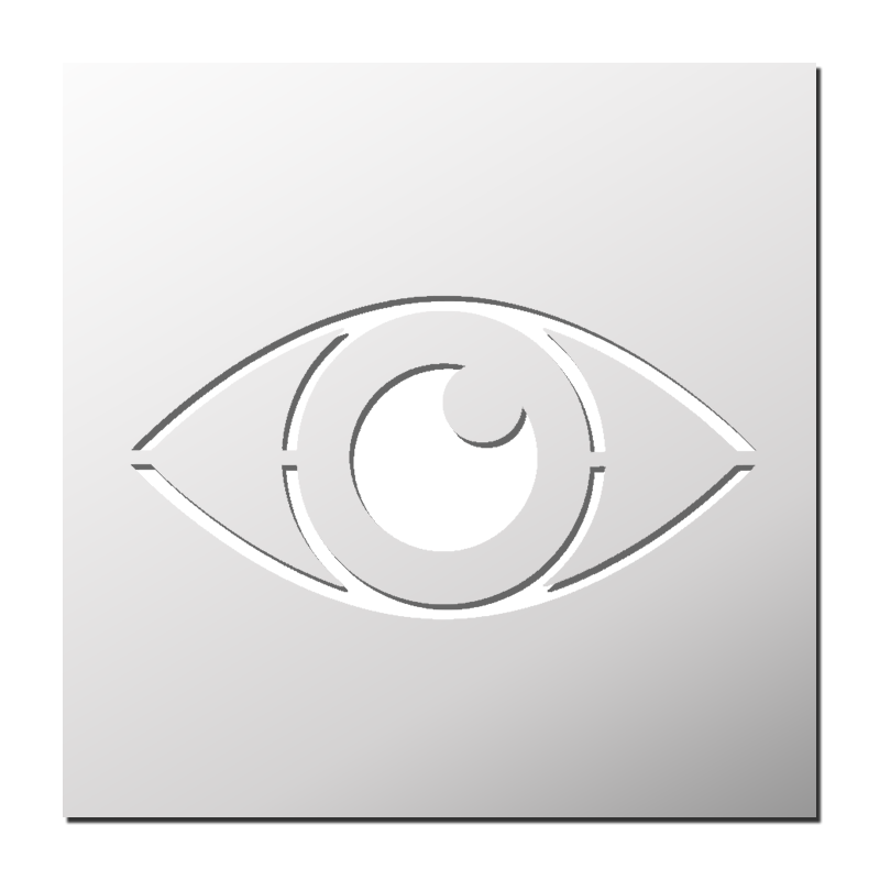 Pochoir Oeil