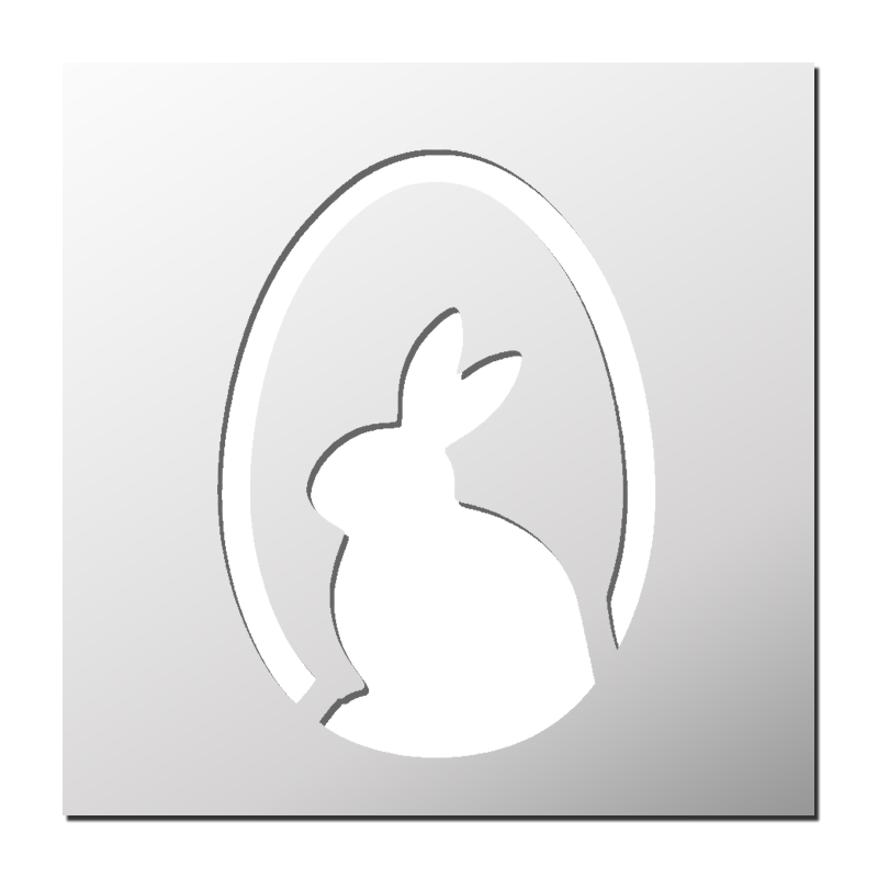 Pochoir Oeuf de Pâques