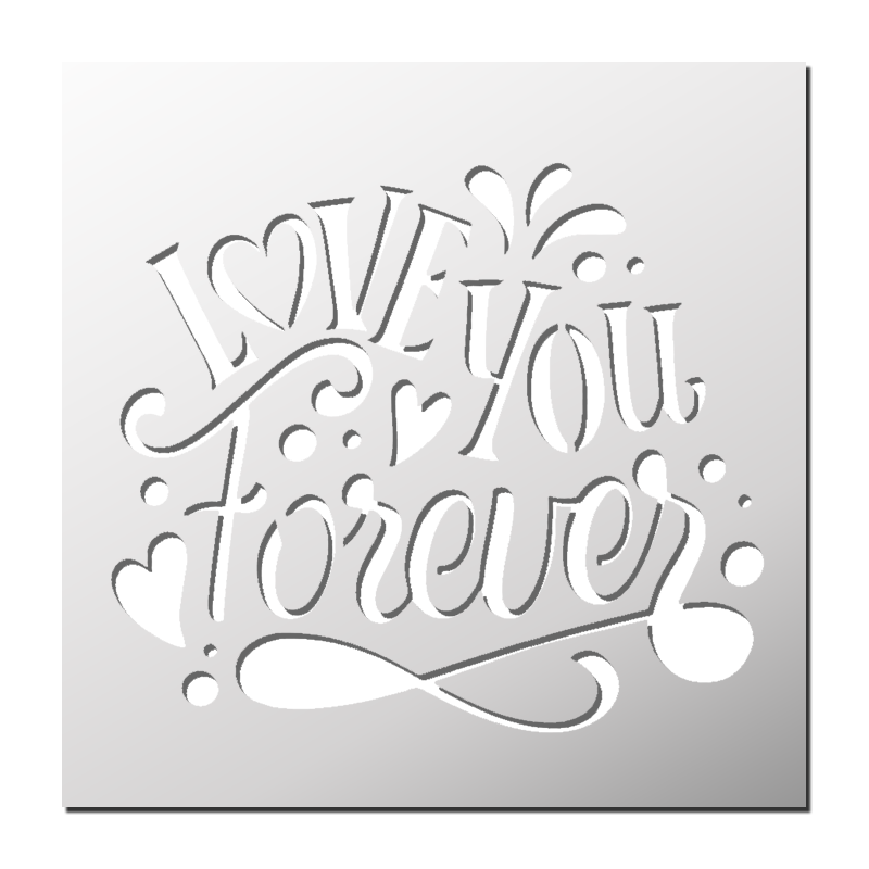 Pochoir LOVE YOU Forever