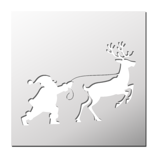 Pochoir Père Noël | Le Monde du Pochoir