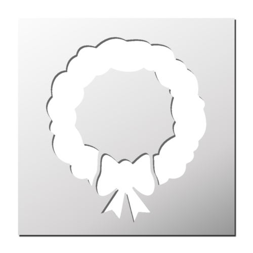 Pochoir Couronne Noël | Le Monde du Pochoir