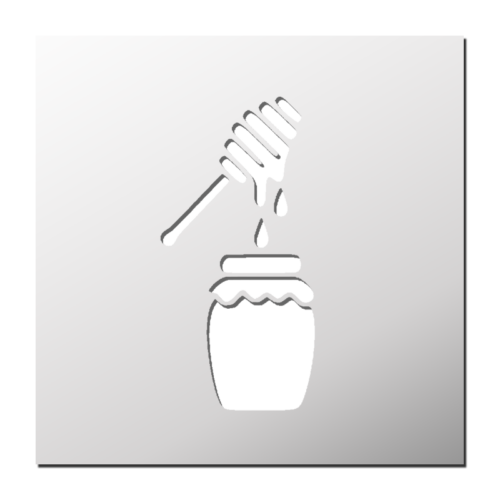 Pochoir Pot de miel | Le Monde du Pochoir