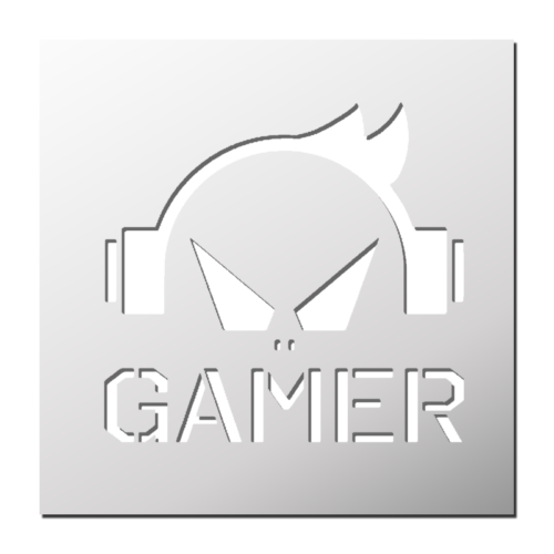 Pochoir GAMER | Le Monde du Pochoir