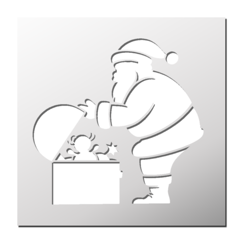 Pochoir Père Noël | Le Monde du Pochoir